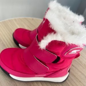 NEW Sorel Kids Boots - Pink - Size 9T (9 Toddler)